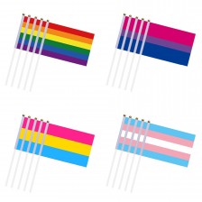 Rainbow Pride Stick Flags